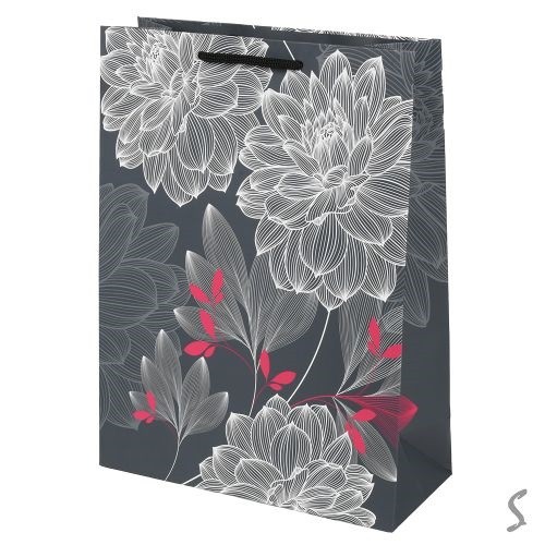 Пакет подарунковий паперовий L "Elegance" 24*32*10см GL-007LAM-L (240шт) (шт)