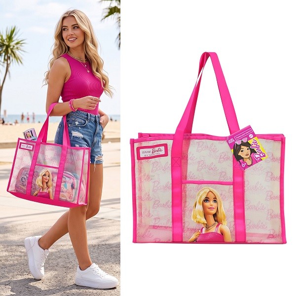 Сумка шопер Barbie арт. KH123/001L (25шт)  46*33*8 см (шт)