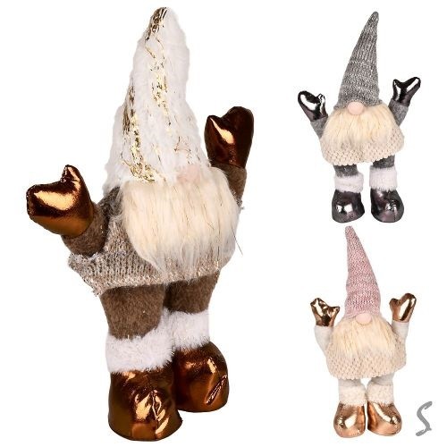 Фігура новорічна з підсвічуванням "Gnome" 30см R95934 (60шт) (шт)