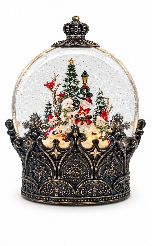 XMAS Новорічний нічник снігова куля «Сніговики» WDL-26006B (12) 10536 (шт)