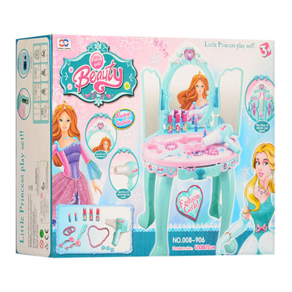 Трюмо 008-906 (6шт) 72-30-45см, муз, св, фен, аксесуари, на бат-ці, в кор-ці, 51-38-14см (шт.)