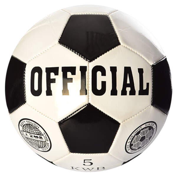 Мяч футбольный EN-3226 (30шт) размер 5, ПВХ 1,6мм, 260-280г, в кульке, (шт.)
