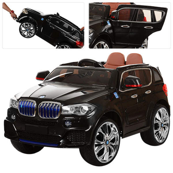 Машина M 2762(MP4)EBLR-2 (1шт) р/в(2,4G),2мотора35W,акум12V/7-9AH,колесаEVA,відкр.дв,ручка-чим,чорни (шт.)