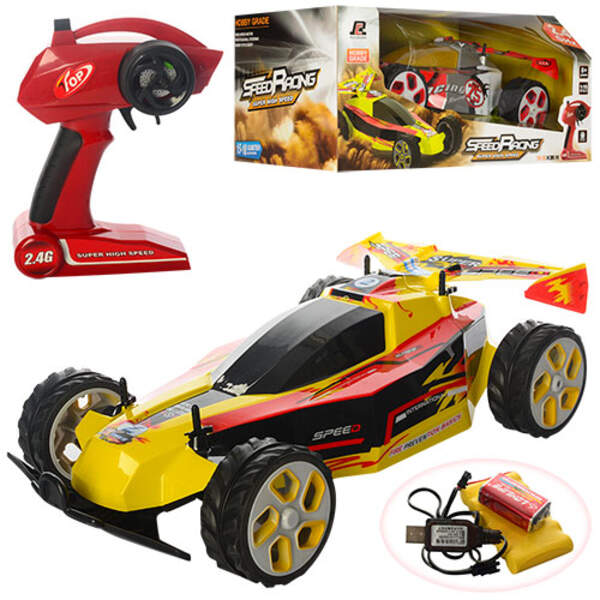 Машина QY1832AB (4шт) р/к, 2,4G, акум, 1:10,39см, корпус, що не б'ється, гумові колеса, USB, 2вид, в (шт.)