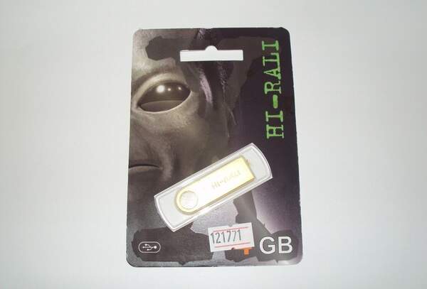 Usb флеш Hi-Rali 4Gb Shutle Gold (мелатева) (шт.)