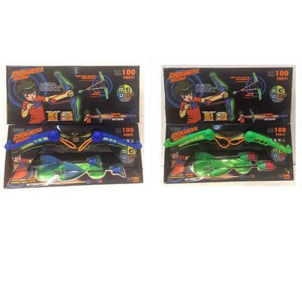 Лук GT-03-04 (48шт) 41,5см, стріли 2шт, 30см, 2 кольори, в кор-ці, 42-18-9,5см (шт.)