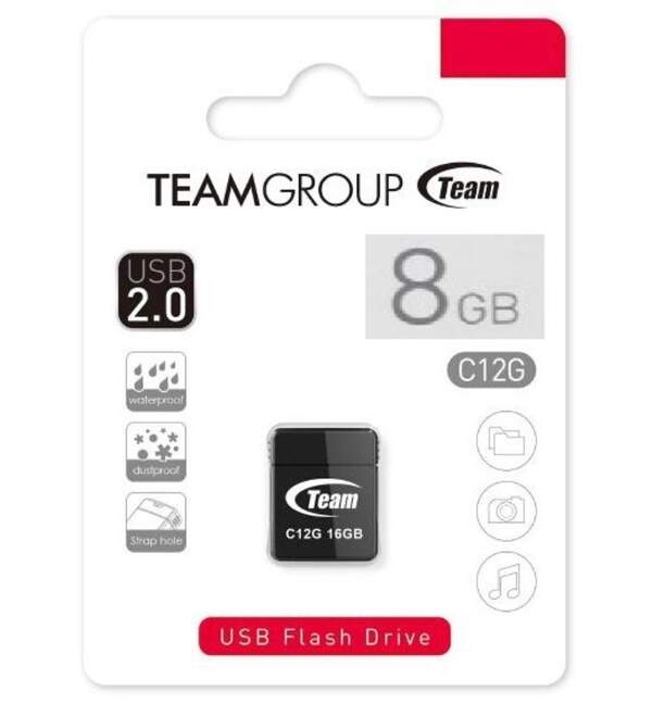 Team 8gb USB C12G  black /25 (шт.)
