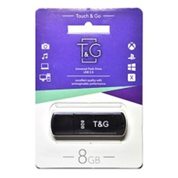 Usb флеш T&G 011 Classic  пластік  8Gb Black (шт.)