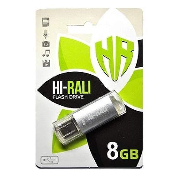 Usb флеш Hi-Rali 8Gb Rocket  series Silver (шт.)