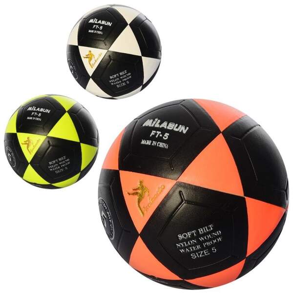 Мяч футбольный MS 1773 (30шт) размер5, ПВХ, ламинирован, 390-410г, 5цветов, в кульке (шт.)