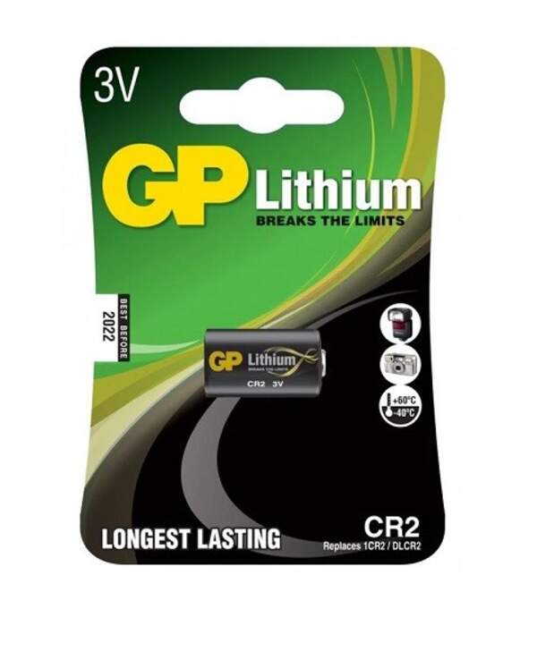 Батарейка GP Lithium  FOTO 3.0V, CR2-U1 (шт.)