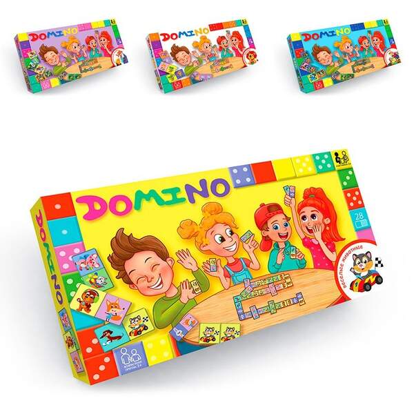 Настільна гра "Доміно" NEW (12) DTG-DMN-01,02,03,04 (шт.)