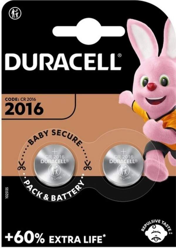 Duracell 2016 (2бл) (шт.)