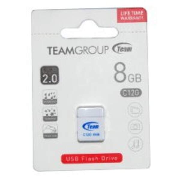 Team 8gb USB C12G white (шт.)
