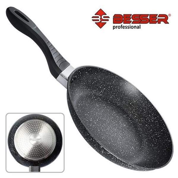 Сковорода лита покриття "Stone" інд. дно 22см 10216 (12шт) (шт.)