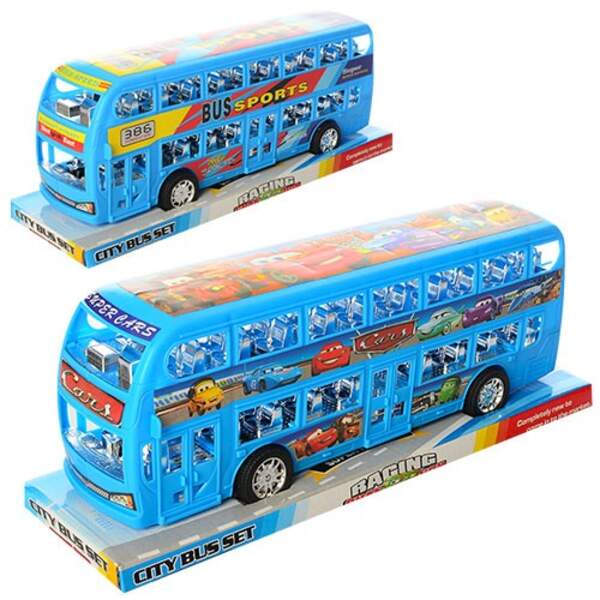 Автобус B2915-18-3 (72шт) інер-ний, 29см, 2 види (1-ТЧ), в слюді, 31,5-12-9,5см (шт.)