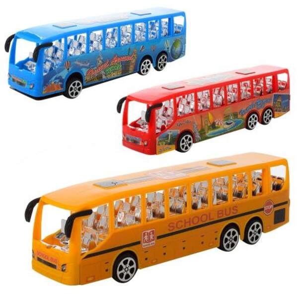 Автобус TQ123-40-42A (192шт) інер-й, 22см, 2 види, в кульку, 22-6-5см (шт.)