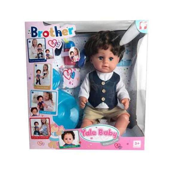 Лялька BLB001B (6шт) шарнірн, 44см, горщик, пляшечка, тарілка, підгузник, п'є-пис, кор, 34,5-37,5-19 (шт.)