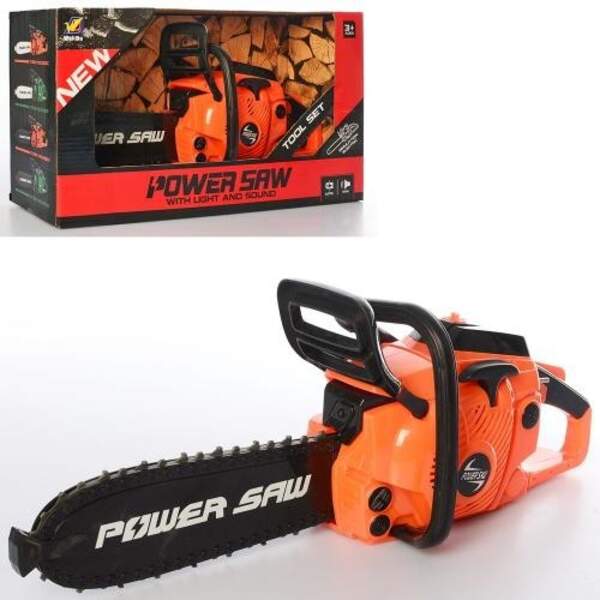 Бензопила 193C1 (24шт) пила, 41см, звук,подвижная лента, на бат-ке, в кор-ке, 40-21-11см (шт.)