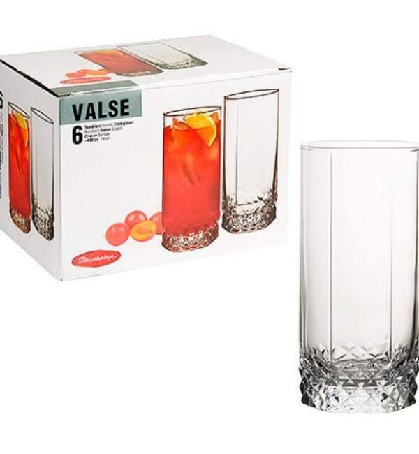 Вальс склянка д/коктейля v-440мл (под.упак.) н-р6шт 42949 (шт.)