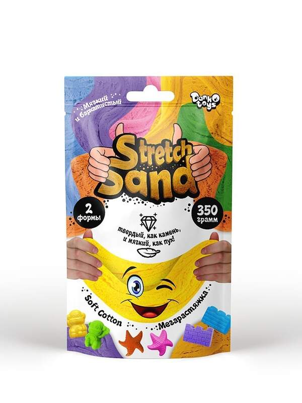 Креативна творчість "Stretch Sand" пакет 350г укр (12) STS-04-02U (шт.)