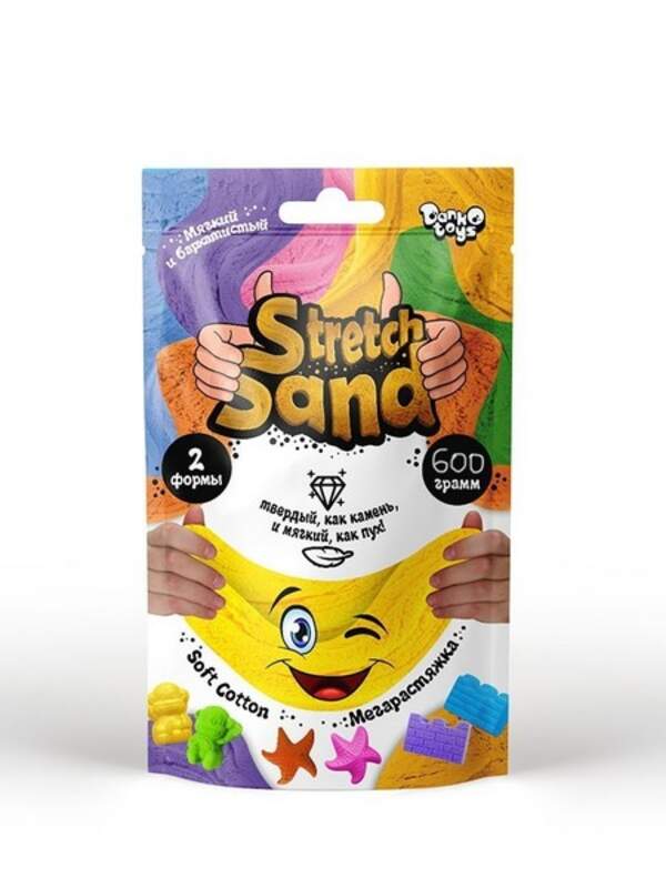 Креативна творчість "Stretch Sand" пакет 600г укр (8) STS-04-01U (шт.)