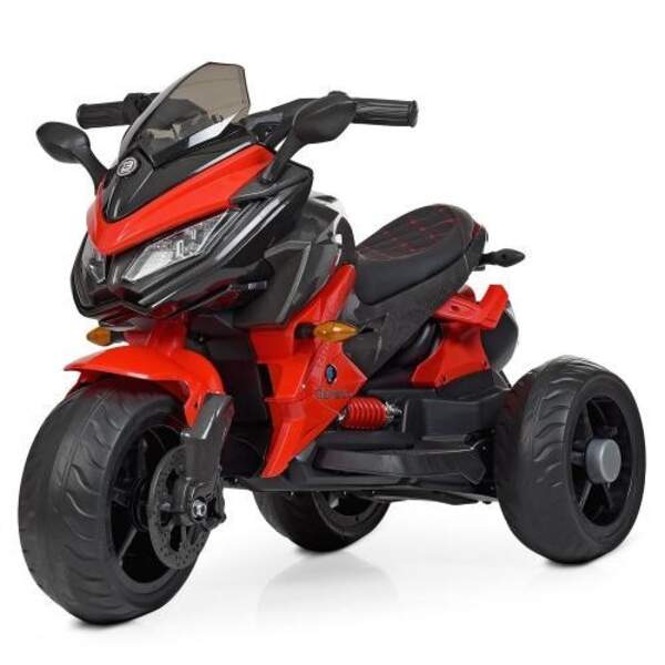 Мотоцикл M 4274EL-3 (1шт) 2мотори 35W, 1аккум12V9AH, музика, світло, MP3, TF, USB, EVA, шкіра, черво (шт.)