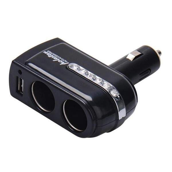 Розгалужувач від прикурювача на USB і два прикурювача WF-201 (шт.)