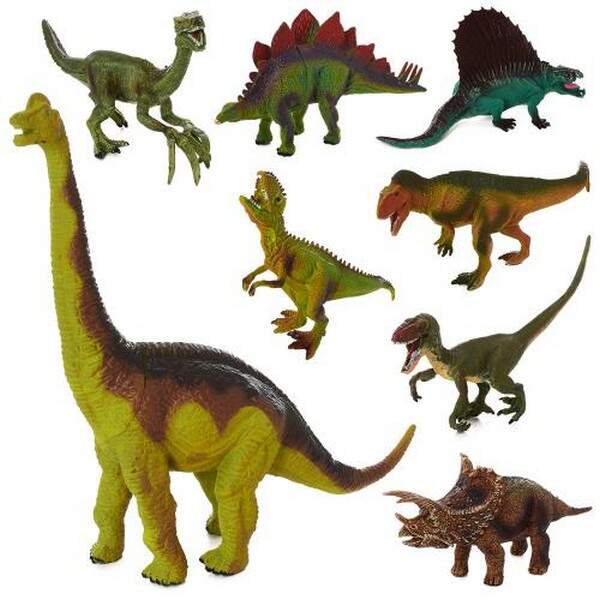 Динозавр 699-12 (144шт) от 13см, 8видов, в кульке, 19-14-4см (шт.)