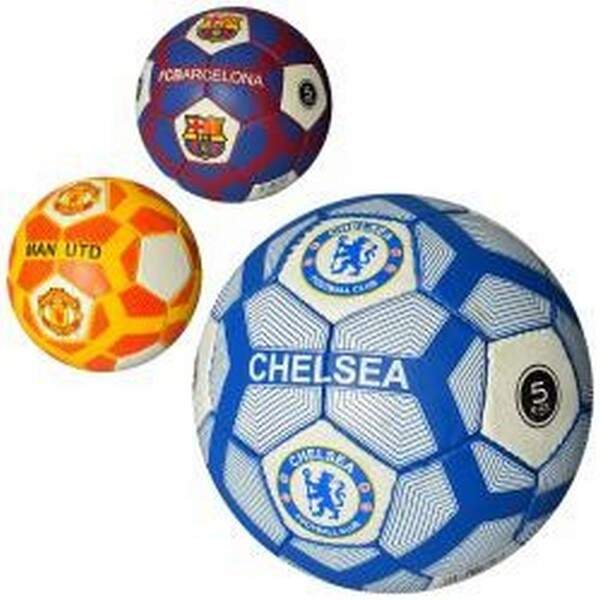 М'яч футбольний 2500-101 (30шт) розмір 5, ПУ1,4мм, ручна робота, 32 панелі, 400-420г, 3 (клуби), у к (шт.)
