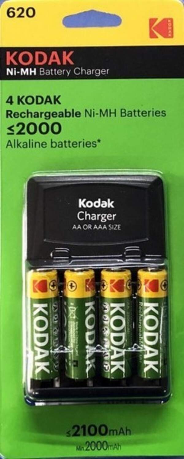 зарядний пристрій Kodak K620E-C (на 4 акам. * 2100) (шт.)