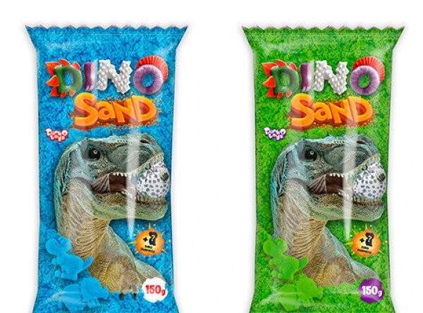 Креативна творчість "Кінетичний пісок "Dino Sand" 150 г (40) DS-01-01,02 (шт.)