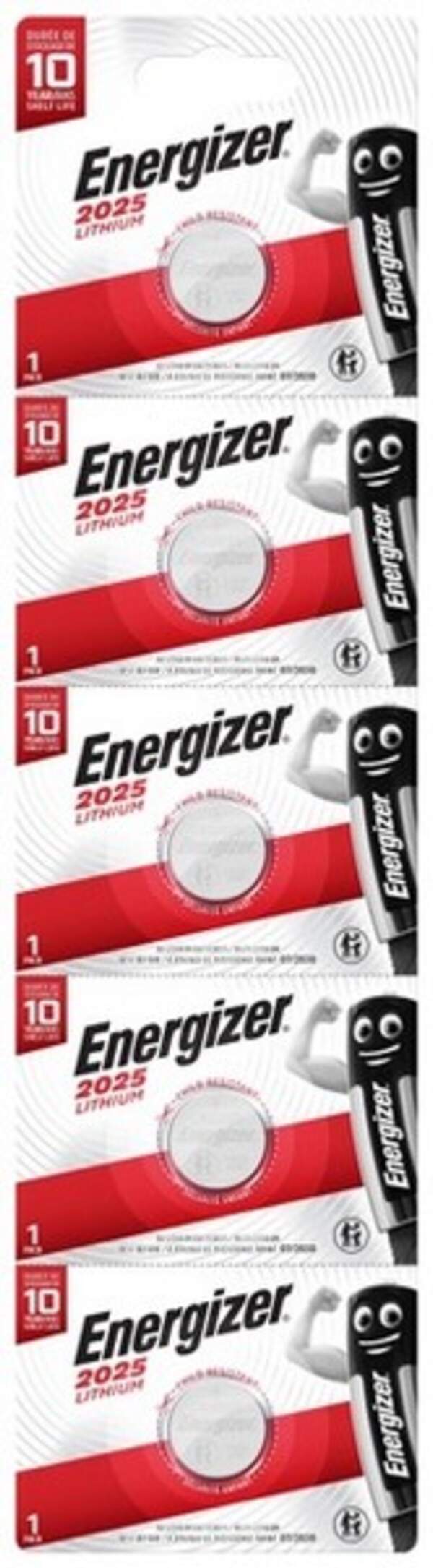 Energizer 2025 (5 бл) (шт.)