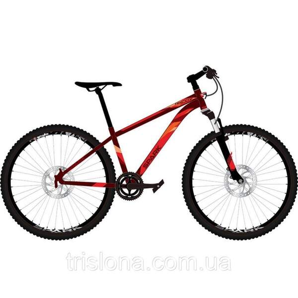 Велосипед SPARK TRACKER 26" ал18" ам диск (Красный с оранжевым) 148448 (шт.)