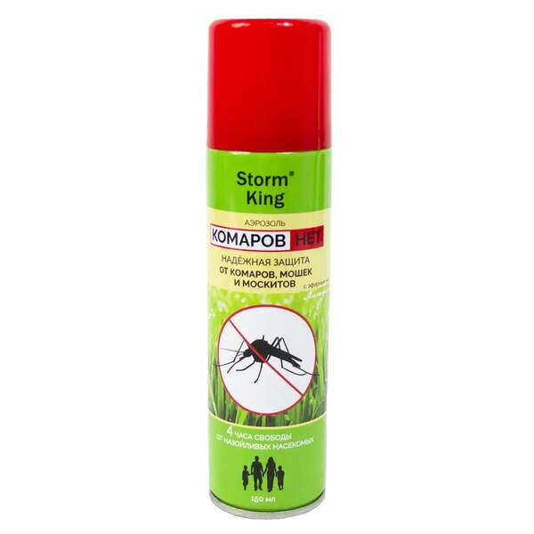 Аерозоль від укусів комарів "Комарів немає" (Storm King 150 мл.) (шт.)