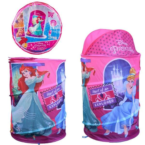 Корзина для игрушек D-3512 (24шт)  Princess в сумке – 49*49*3 см, р-р игрушки – 43*43*60 см (шт.)