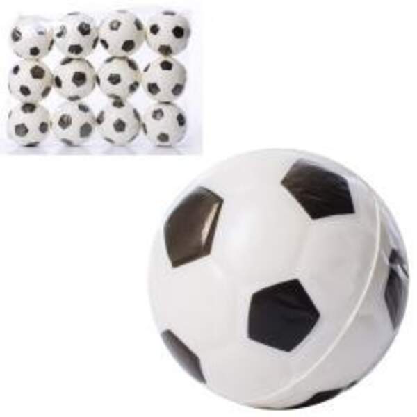 Мяч детский фомовый MS 3362-4 (240шт) 7,6см, футбол, 1вид, упаковка 12шт (шт.)