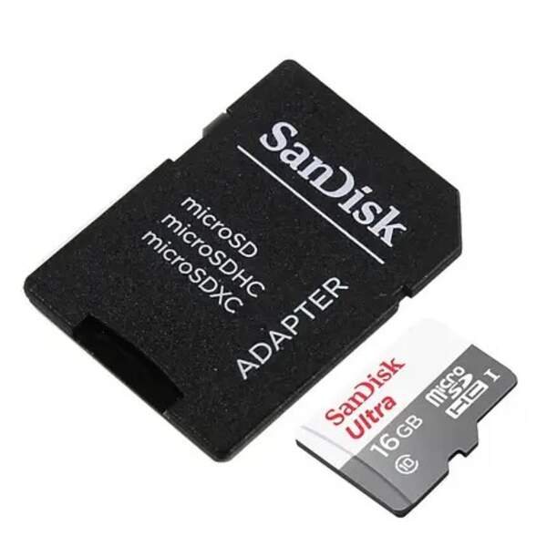 SanDisk micro SDHC 16GB Class10 (80 Mb/s) (шт.)