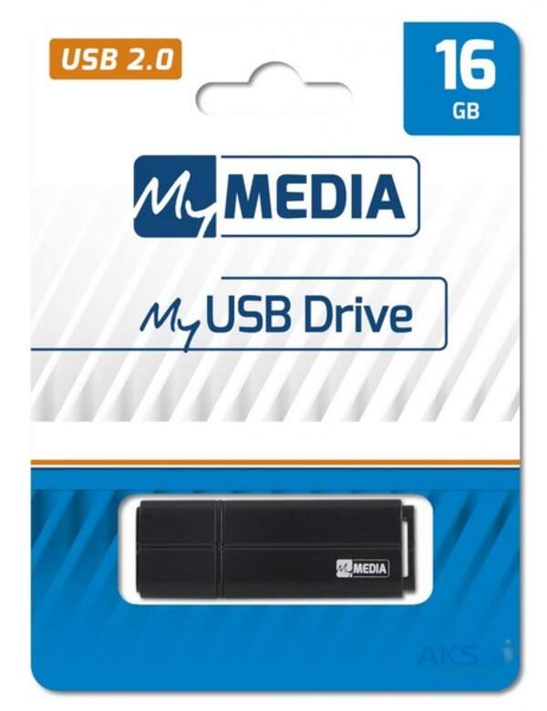 USB флеш MyMedia 16Gb USB 2.0 Black (69261) (шт.)