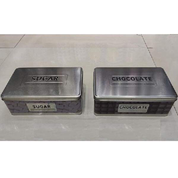 Банка метал для зберігання 20*13*7см R18615 (48шт) (шт.)