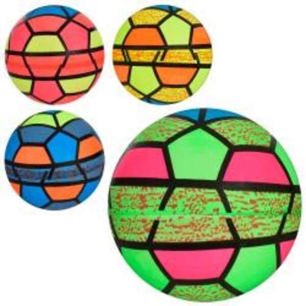 Мяч детский MS 3470 (120шт) 9 дюймов, рисунок, ПВХ, 57-63г, 4цвета (шт.)