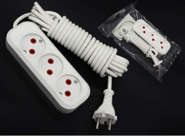 Подовжувач №А3 3гнізда 3м (30) (шт.)