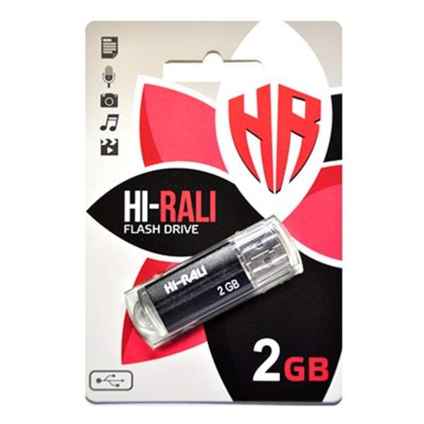 Usb флеш Hi-Rali 2Gb Corsair series  Black (шт.)