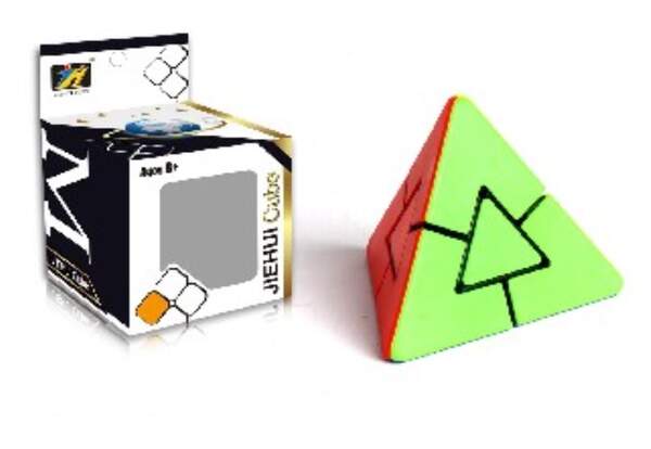 Кубик логіка 716 (144шт/2) трикутний, у коробці 7*7*10см (шт.)