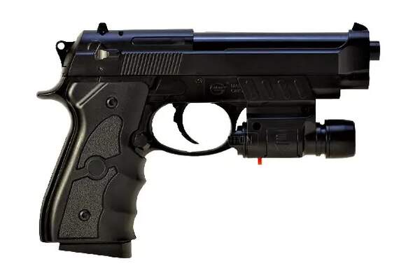 G052BLСтрайкбольний пістолет Galaxy Beretta 92 з лазерним прицілом пластиковий 36шт (шт.)