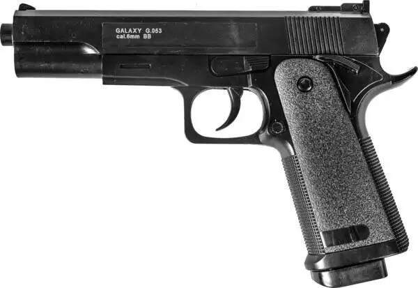 G053 Страйкбольний пістолет Galaxy Beretta 92 пластиковий 36шт (шт.)