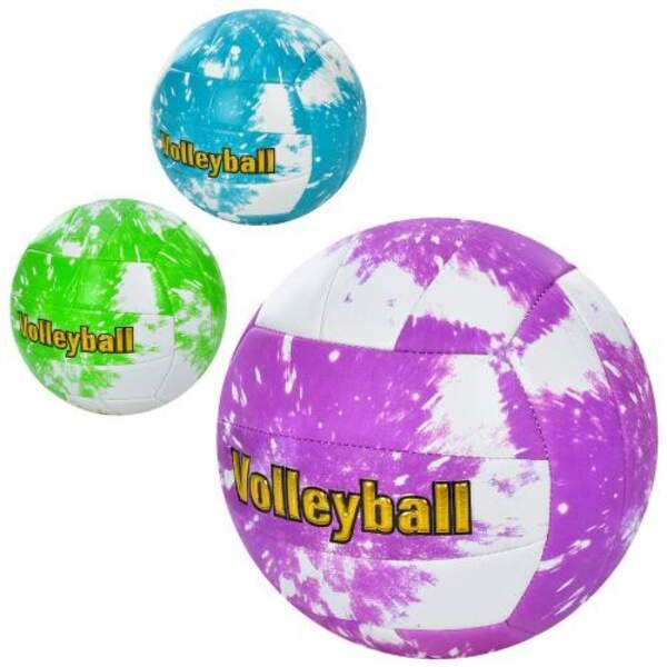 М'яч волейбольний MS 3546 (30шт) розмір 5, ПВХ, 280-300г, 3 кольори, у кульку (шт.)