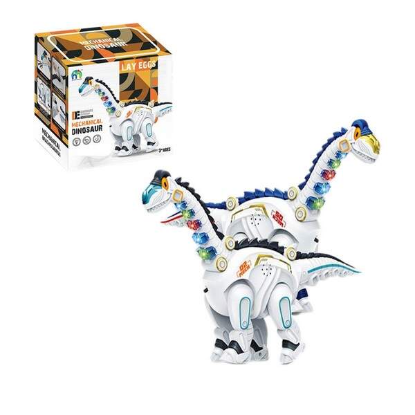 Іграшка динозавр 22121 (72шт/2) мікс 2 кольор. батар, ходить, світло, звук, р-р 32*9*21 см, у коро (шт.)