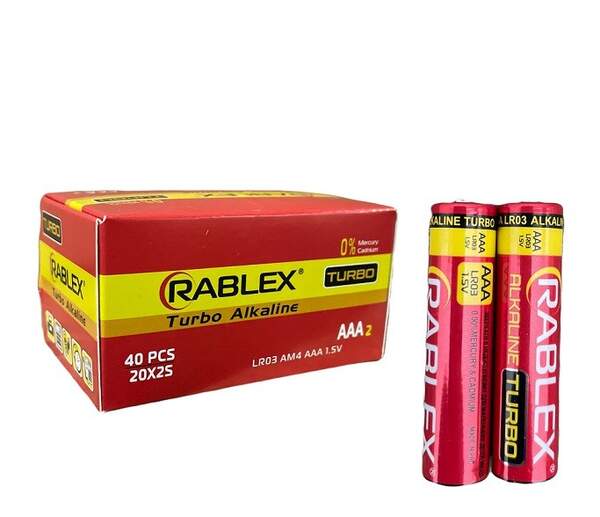 Rablex LR03/AAA Turbo 2шт червоно-жовта SHRINK /40/1000 (шт.)