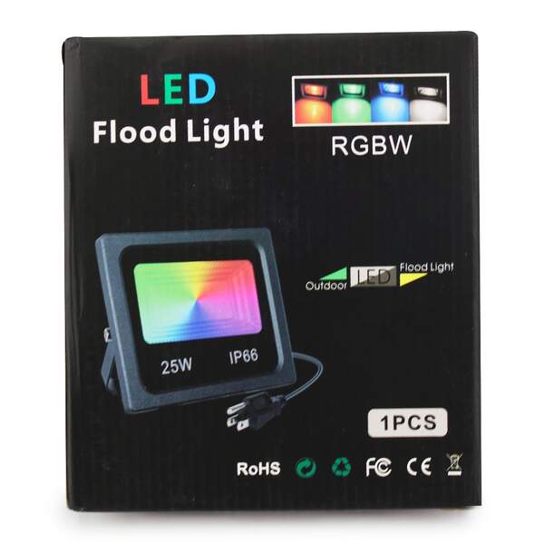 SMART LED ПРОЖЕКТОР 25W IP66 RGB bluetooth з додатком (36) 7981 (шт.)